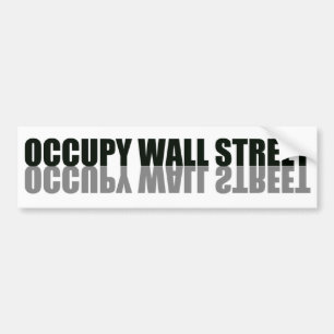 Autocollant De Voiture Logo branché Occupy Wall Street