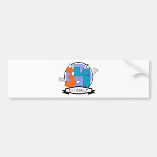 Autocollant De Voiture Logo d'anniversaire officiel 34