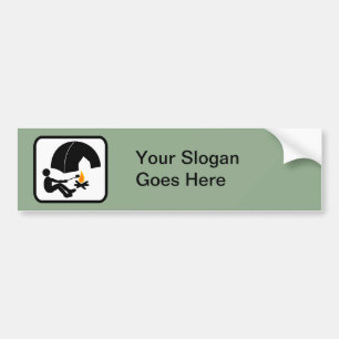 Autocollant De Voiture Logo de camping personnalisable