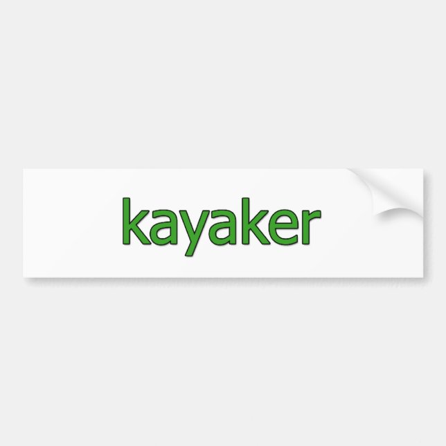 Autocollant De Voiture Logo de Kayaker (Devant)