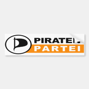 Autocollant De Voiture Logo de Piraten Partei