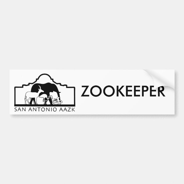 Autocollant De Voiture logo de SA, GARDIEN DU ZOO (Devant)