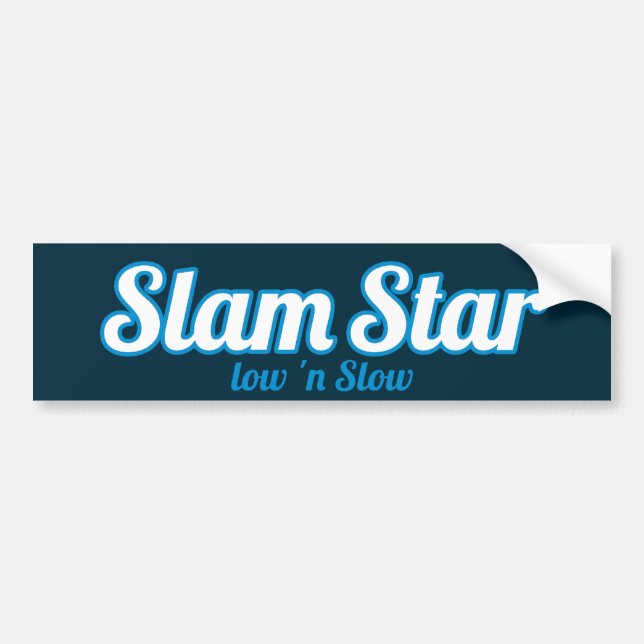 Autocollant De Voiture Logo de SlamStar (Devant)