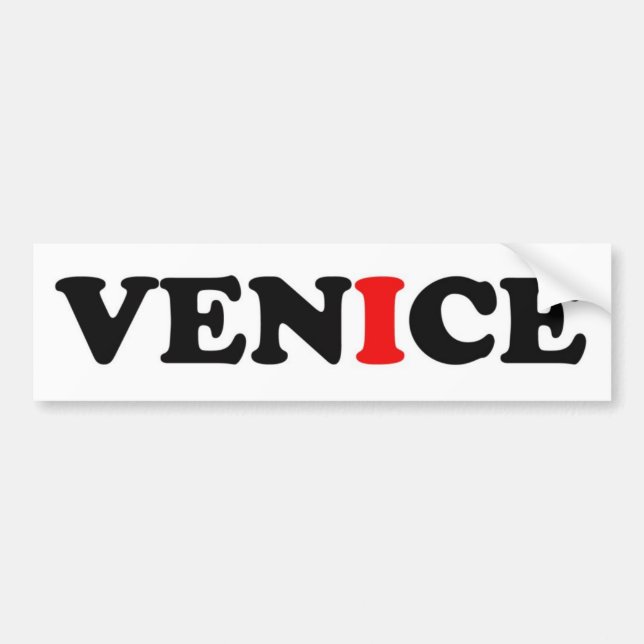 AUTOCOLLANT DE VOITURE LOGO DE VENISE (Devant)