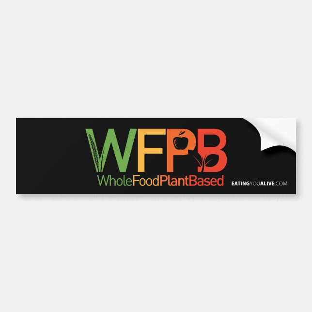 Autocollant De Voiture Logo de WFPB - adhésif pour pare-chocs foncé (Devant)
