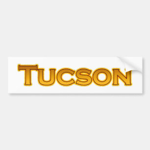 Autocollant De Voiture Logo des textes de Tucson Arizona