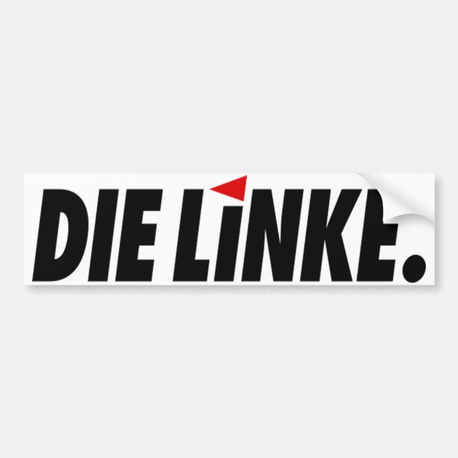 Autocollant De Voiture Logo Die Linke (Devant)