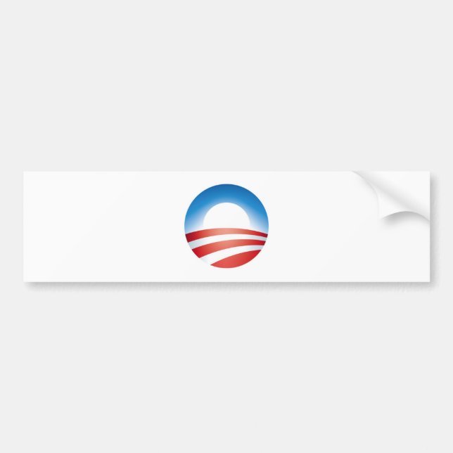 Autocollant De Voiture Logo d'Obama (Devant)