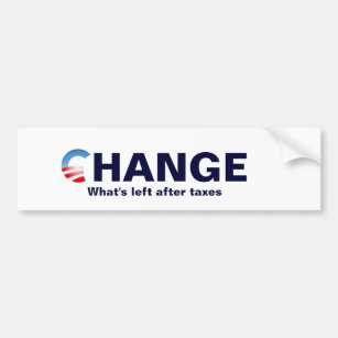 Autocollant De Voiture logo d'obama, changement, après ce qu'est parti…
