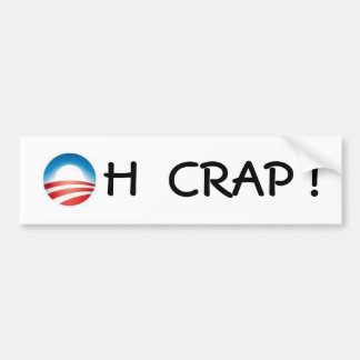 Autocollant De Voiture logo d'obama, MERDE de H !