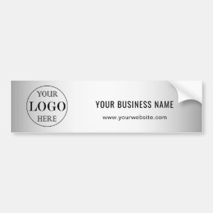 Autocollant De Voiture Logo personnalisé Arrière - plan gris flou