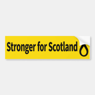 Autocollant De Voiture Logo SNP plus fort pour l'Écosse