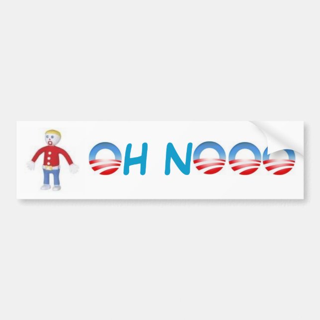 AUTOCOLLANT DE VOITURE L'OH NOOOOO (Devant)