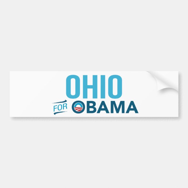 Autocollant De Voiture L'Ohio pour l'adhésif pour pare-chocs de Barack (Devant)