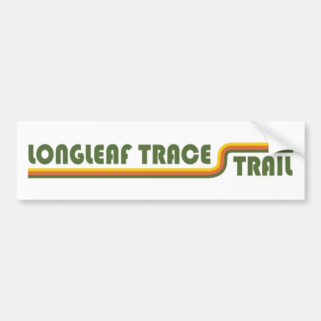 Autocollant De Voiture Longleaf Trace Trail Mississippi (Devant)
