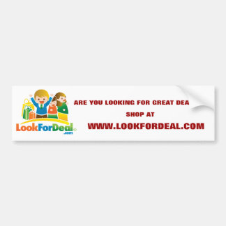 Autocollant De Voiture LookForDeal-BumperSticker