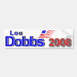 Autocollant De Voiture Lou Dobbs 2008