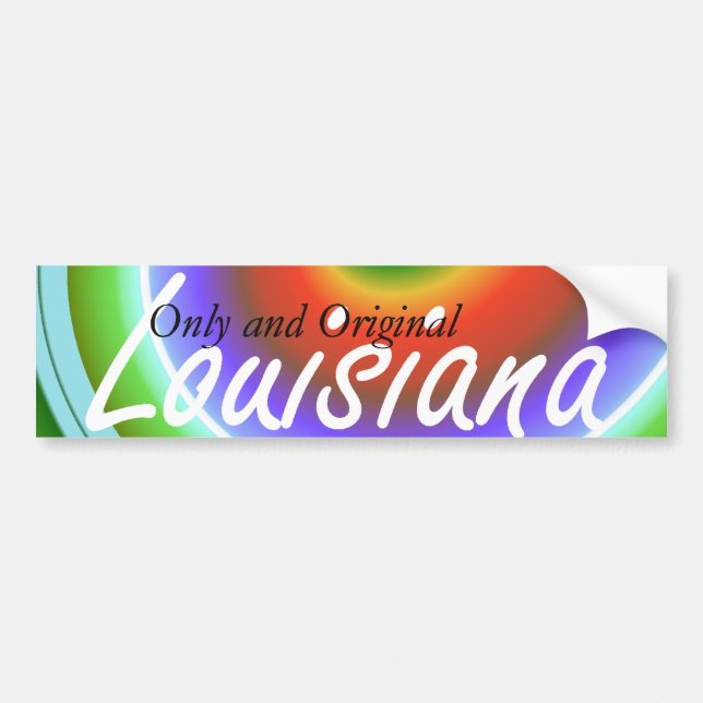 Autocollant De Voiture Louisiane (Devant)