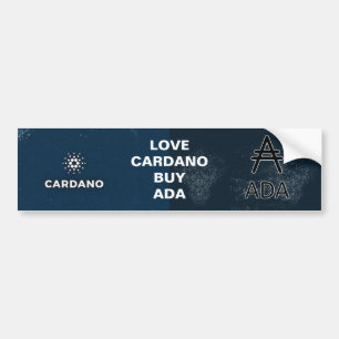Autocollant De Voiture Love Cardano, Buy ADA