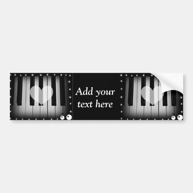 Autocollant De Voiture Love Keys_ (Devant)