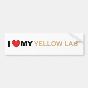 Autocollant De Voiture LR amour jaune