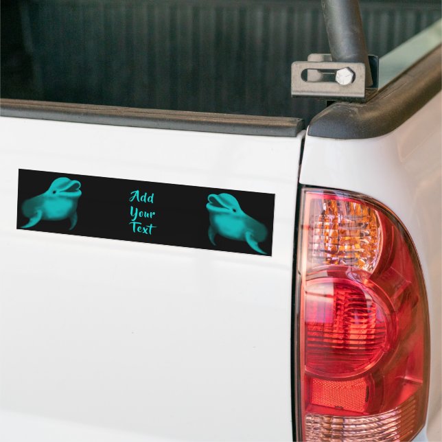 Autocollant De Voiture Lucky Dolphin (Sur camion)