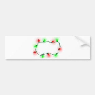 Autocollant De Voiture Lumières de Noël