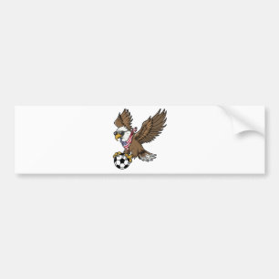 Autocollant De Voiture Lunettes de soleil aigle de football USA cool vint