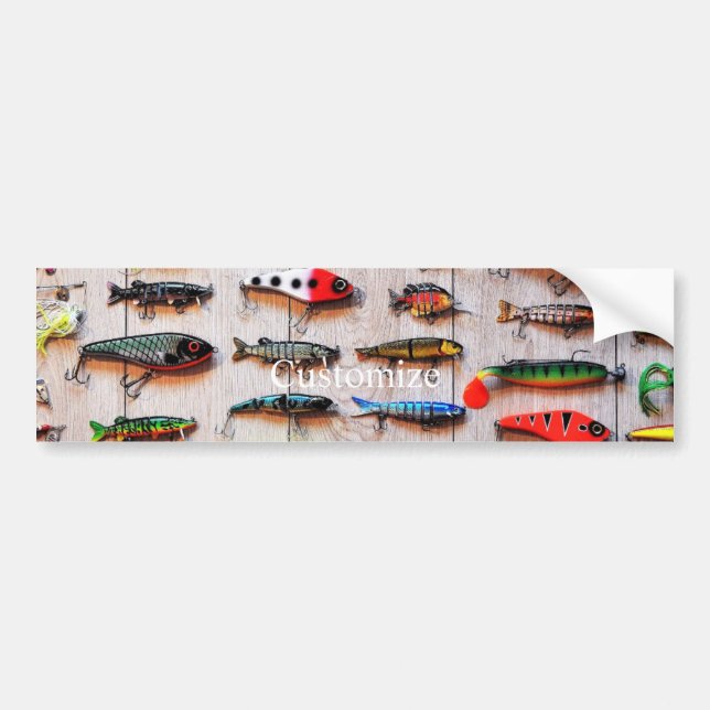 Autocollant De Voiture Lures de pêche classique Thunder_Cove (Devant)
