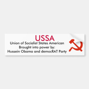 Autocollant De Voiture L'URSS - l'Obama