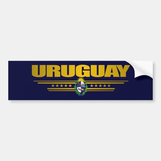 Autocollant De Voiture "L'Uruguay Pride" (Devant)