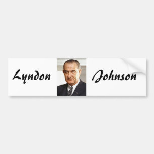 Autocollant De Voiture Lyndon B. Johnson 36e président