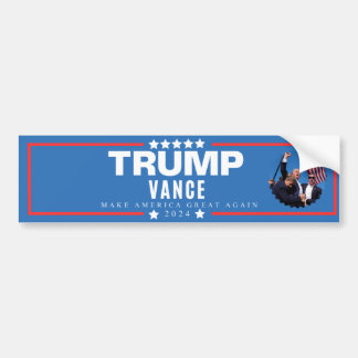 Autocollant De Voiture MAGA Vote pour Trump Vance 2024