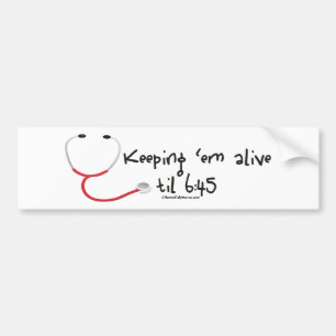Autocollant De Voiture Maintenant la fin de support vivante jusqu'au 6h45