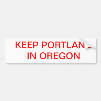 Autocollant De Voiture Maintenez Portland dans l'Orégon