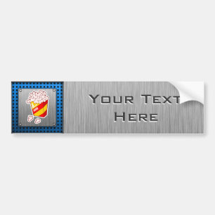 Autocollant De Voiture Maïs éclaté ; Métal-regard balayé