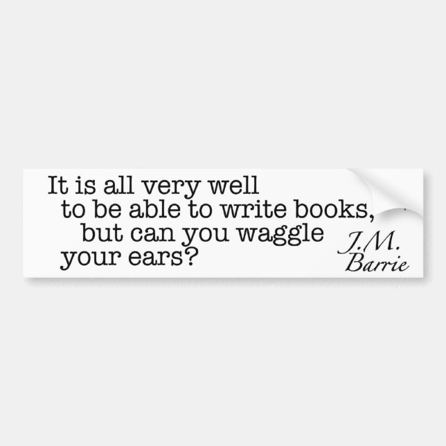 Autocollant De Voiture Mais pouvez-vous agiter vos oreilles ? (Devant)