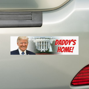 Autocollant De Voiture Maison de papa Le Président Donald Trump 2024 Win
