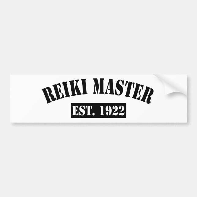 Autocollant De Voiture Maître de Reiki (Devant)