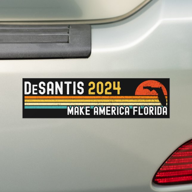 Autocollant De Voiture Make America Florida Ron DeSantis 2024 (En voiture)