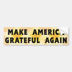 Autocollant De Voiture “Make America Grateful Again” Bumper Sticker
