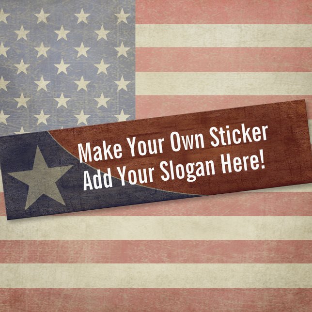 Autocollant De Voiture Make Your Own bumper sticker! (Custom Bumper Sticker)