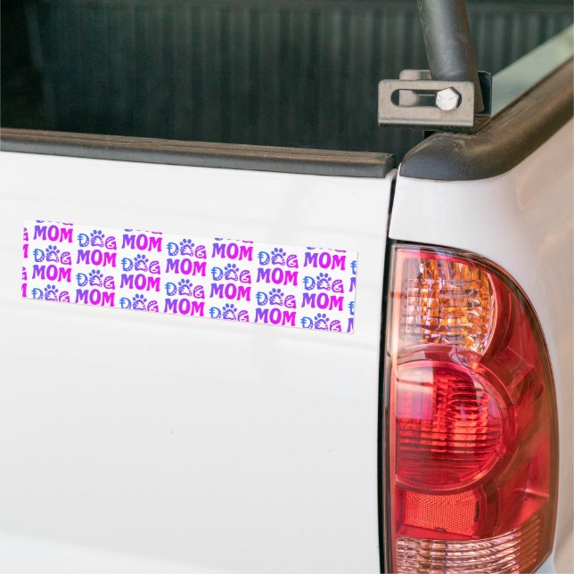 Autocollant De Voiture Maman Chien (Sur camion)