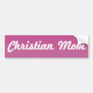 Autocollant De Voiture Maman chrétienne