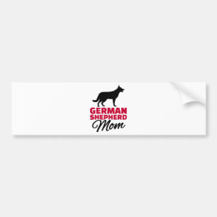 Autocollant De Voiture Maman de berger allemand