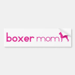 Autocollant De Voiture Maman de boxeur
