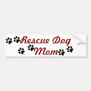 Autocollant De Voiture Maman de chien de délivrance