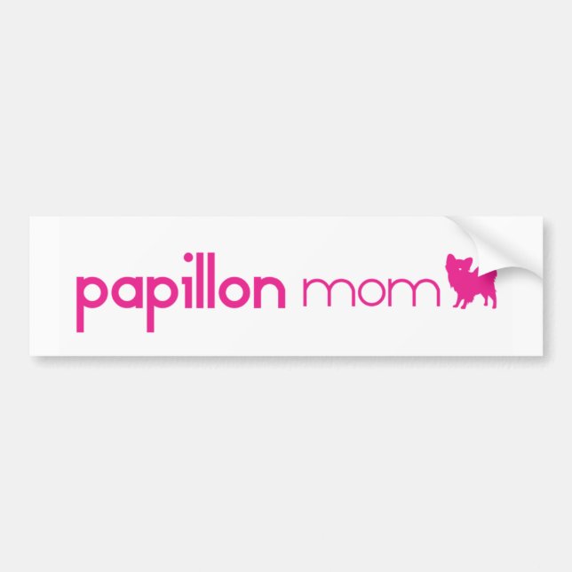 Autocollant De Voiture Maman de Papillon (Devant)