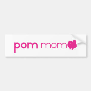Autocollant De Voiture Maman de Pomeranian