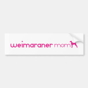 Autocollant De Voiture Maman de Weimaraner